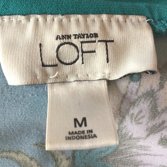 Ann Taylor Loft blue top - Picture 2 of 3